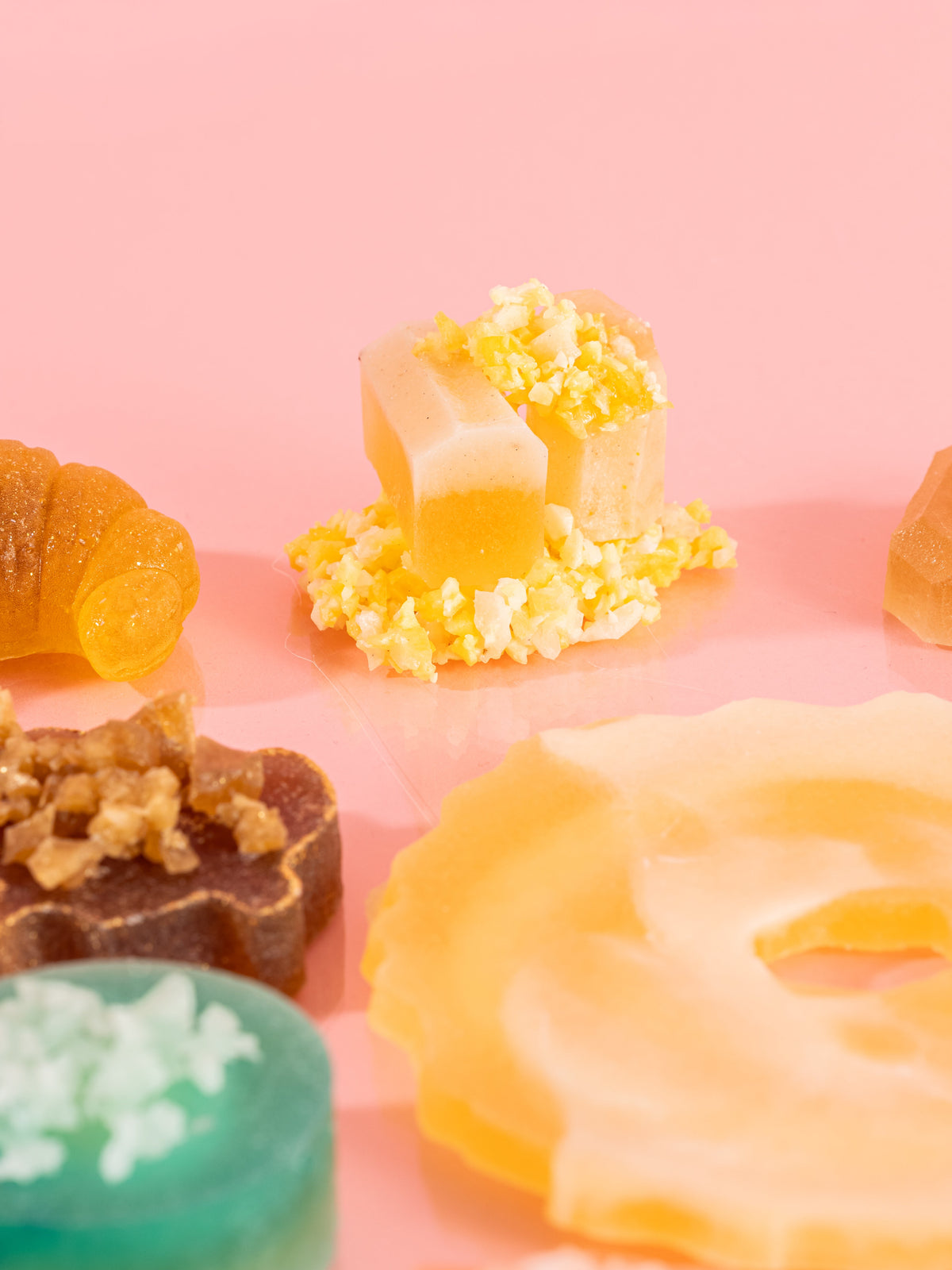 November 2026 Insider Box preview of assorted handmade crystal candy against a pink background