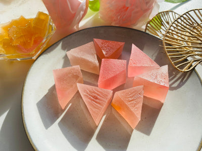 Edible Gems Of Peach Moonstone | Crystal Treats