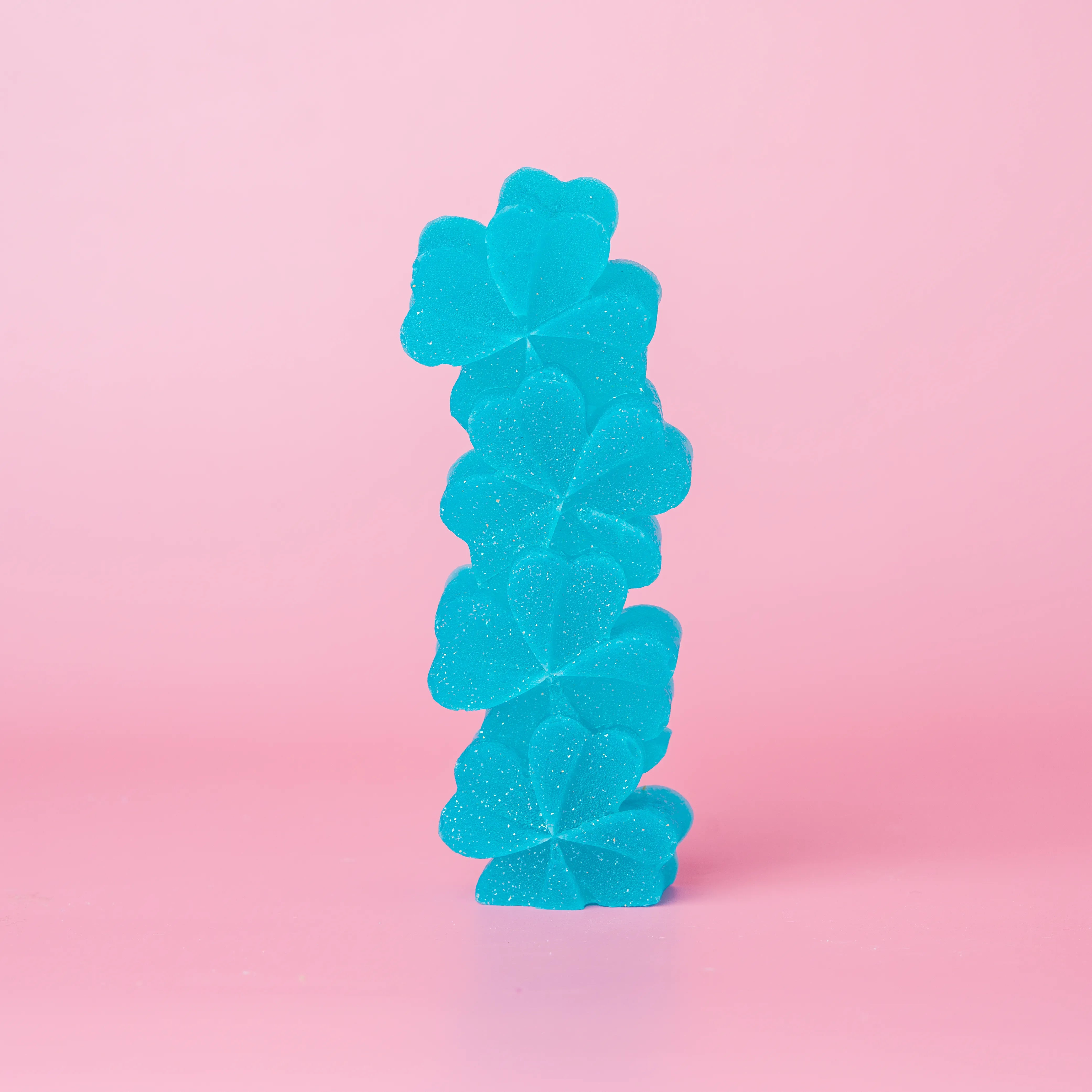 Blue raspberry kiwi crystal candy