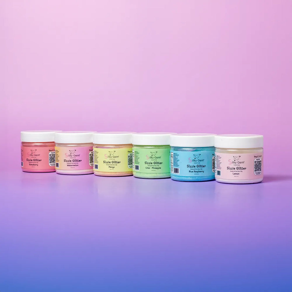 Silky Gem Sour Sizzle Glitter Collection crystal candy product image