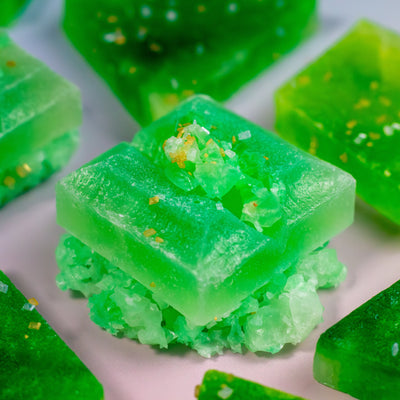 Silky Gem Green Apple + Pear Apatite crystal candy product image