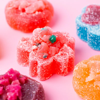Red Crystalicious 2.0 Sour crystal candy coated in sour sugar