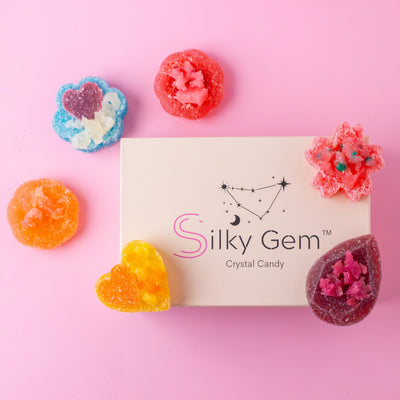 Crystalicious 2.0 Sour six-piece crystal candy collection in the Signature Bundle