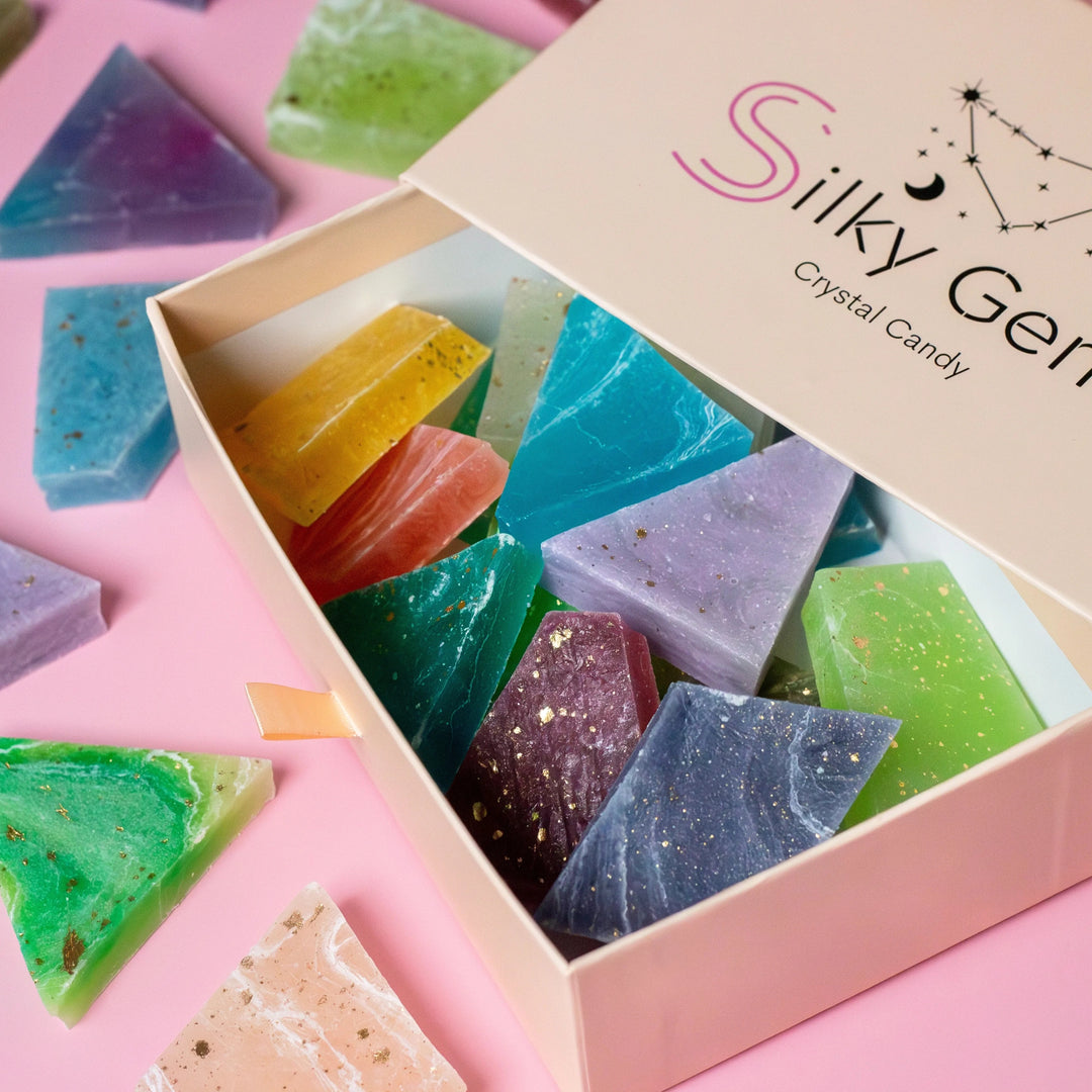Mixed Flavour Crystal Candy & Kohakutou | Silky Gem Crystal