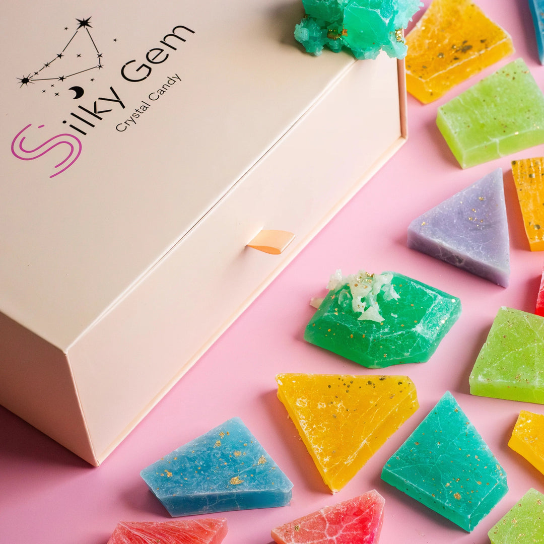 Mixed Flavour Crystal Candy & Kohakutou | Silky Gem Crystal