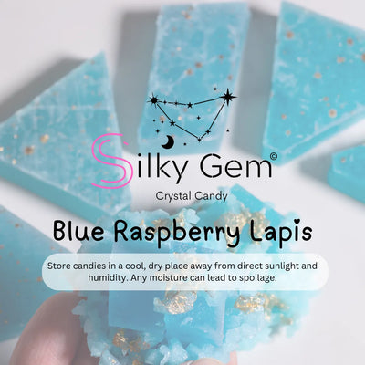 Silky Gem Blue Raspberry Lapis crystal candy product image