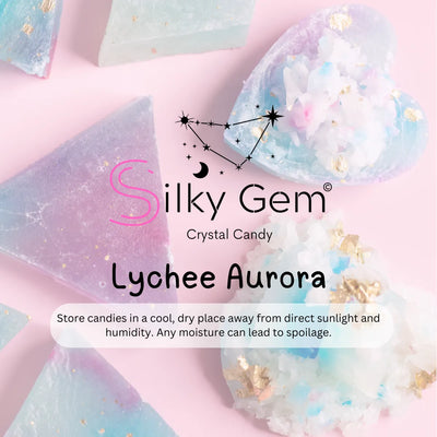 Silky Gem Lychee Aurora crystal candy product image