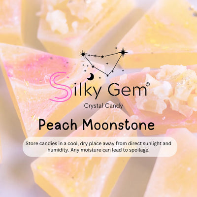 Silky Gem Peach Moonstone crystal candy product image