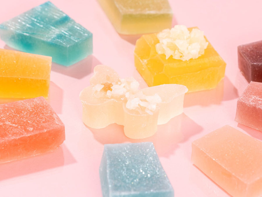Silky Gem crystal candy sensory detail